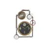 Sieninis laikrodis DKD Home Decor Vožtuvai Stiklas Auksinis (50,5 x 12 x 73 cm)