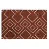 Чехол для подушки DKD Home Decor 60 x 1 x 40 cm терракот геометрический