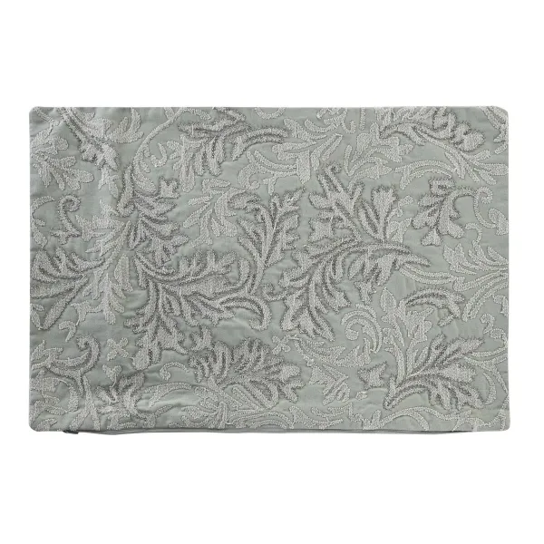 Pagalvėlės užvalkalas DKD Home Decor 60 x 1 x 40 cm Gėlėtas Žalia