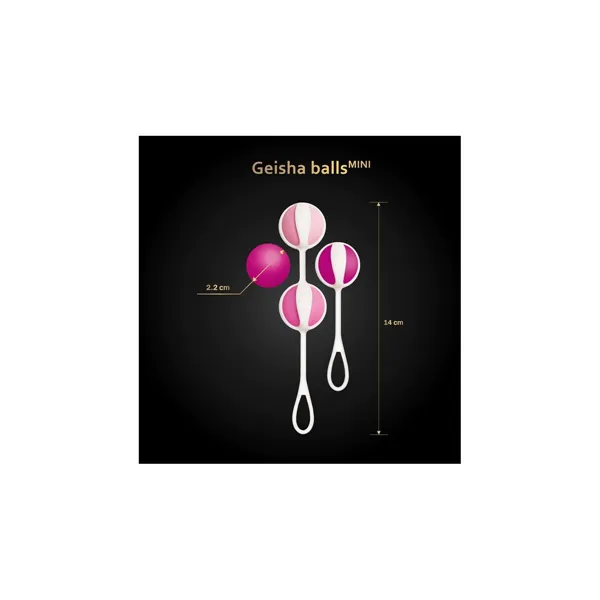 Weighted Kegel Training Kit Gvibe Geisha Mini Fuchsia