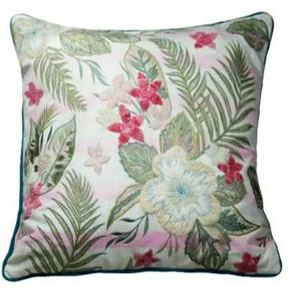 Tyynysuoja DKD Home Decor 60 x 1 x 40 cm Pinkki Vihreä Trooppinen