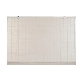 Roletai DKD Home Decor Lakuotas Balta Bambukas 120 x 2 x 230 cm