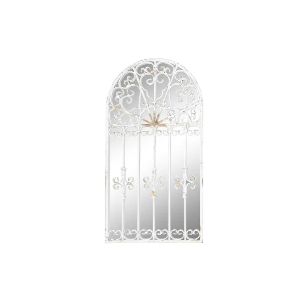 Sieninis veidrodis DKD Home Decor Balta Langas 55 x 3 x 103,5 cm