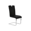 ēdamistabas krēsls DKD Home Decor Melns Metāls Poliuretāns (59 x 45 x 102 cm)