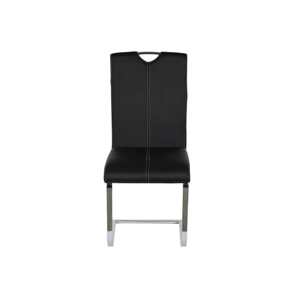 Valgomojo kėdė DKD Home Decor Juoda Metalinis Poliuretanas (59 x 45 x 102 cm)