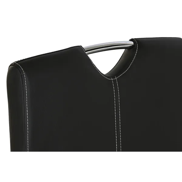 Valgomojo kėdė DKD Home Decor Juoda Metalinis Poliuretanas (59 x 45 x 102 cm)