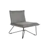 Nojatuoli DKD Home Decor 66 x 78 x 75 cm Musta Harmaa Metalli