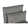 Nojatuoli DKD Home Decor 66 x 78 x 75 cm Musta Harmaa Metalli