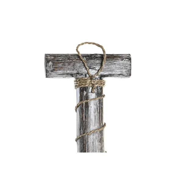 Настенный декор DKD Home Decor Красный Синий Белый Гребля (100 x 5 x 14 cm) (2 штук)