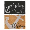 Дверной Коврик DKD Home Decor Резина Разноцветный (60 x 40 x 1,5 cm) (2 штук)