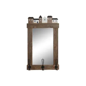 Seinäpeili DKD Home Decor Ruskea Vanhahtava viimeistely 40 x 9 x 68 cm