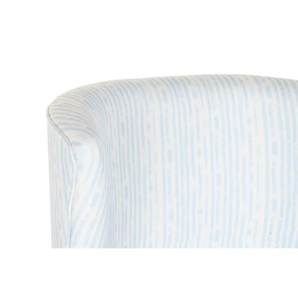 Tugitool DKD Home Decor 73 x 67 x 85 cm Sinine Puit Valge