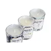 Вуаль DKD Home Decor Синий воск Стеклянный 17 x 5 x 6 cm (3 штук)