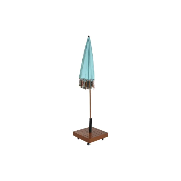 Paplūdimio skėčio pagrindas DKD Home Decor Natūralus Juoda Metalinis Granito Betonas (48 x 48 x 39 cm)