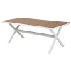 Valgomojo stalas DKD Home Decor Išorinis Derva Aliuminis 200 x 90 x 75 cm