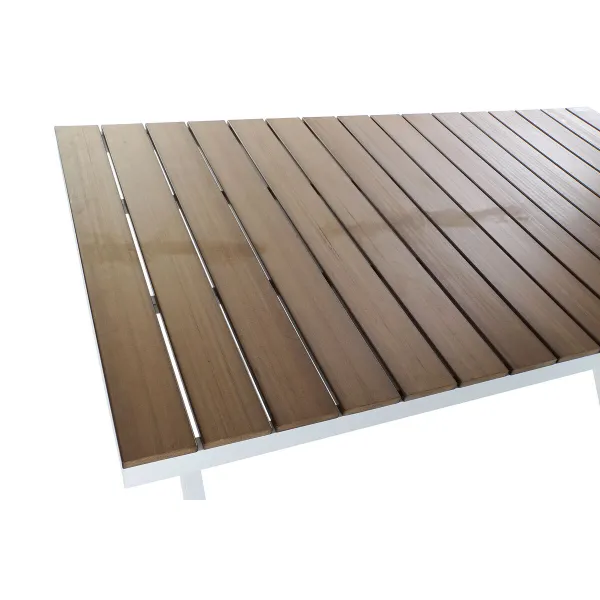 Valgomojo stalas DKD Home Decor Išorinis Derva Aliuminis 200 x 90 x 75 cm