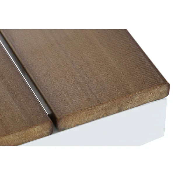 Valgomojo stalas DKD Home Decor Išorinis Derva Aliuminis 200 x 90 x 75 cm