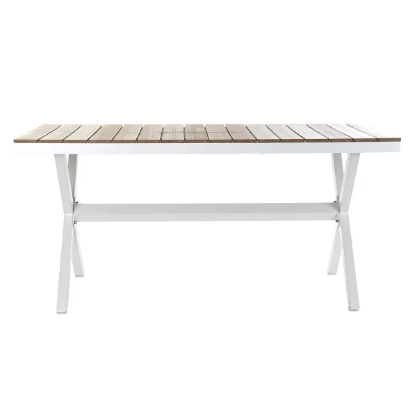 Ruokapöytä DKD Home Decor Ulkopuoli Hartsi Alumiini 200 x 90 x 75 cm