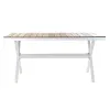 Valgomojo stalas DKD Home Decor Išorinis Derva Aliuminis 200 x 90 x 75 cm