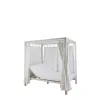 Garden day bed DKD Home Decor White Aluminium (148 x 188 x 205 cm)