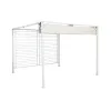 Pergola DKD Home Decor Balts 296 x 296 x 225 cm Tērauds