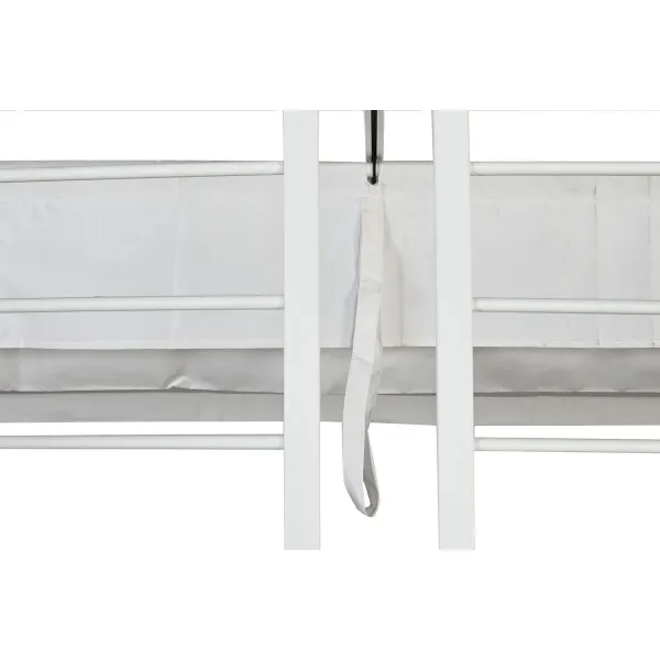 Pergola DKD Home Decor Balts 296 x 296 x 225 cm Tērauds