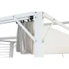 Pergola DKD Home Decor Balts 296 x 296 x 225 cm Tērauds