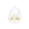 Pakabinamas sodo fotelis DKD Home Decor 90 x 70 x 110 cm Metalinis sintetinis rotangas Balta
