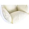 Piekares dārza krēsls DKD Home Decor 90 x 70 x 110 cm Metāls sintētiska rotangpalma Balts