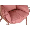 Садовое кресло DKD Home Decor 90 x 65 x 151 cm Металл терракот синтетический ротанг