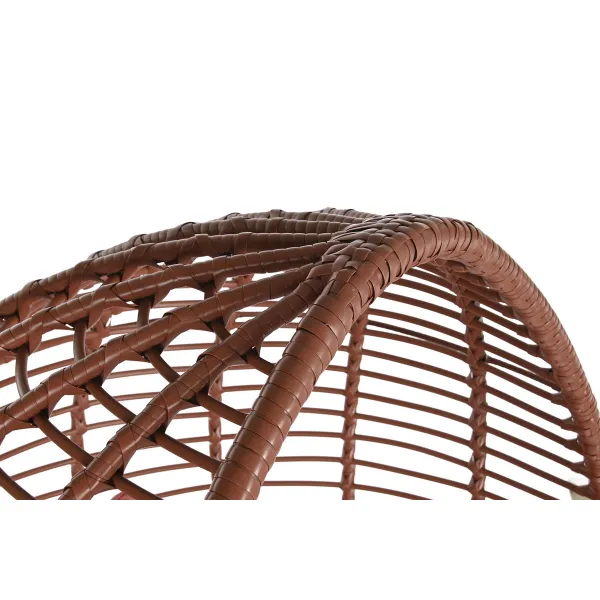 Садовое кресло DKD Home Decor 90 x 65 x 151 cm Металл терракот синтетический ротанг