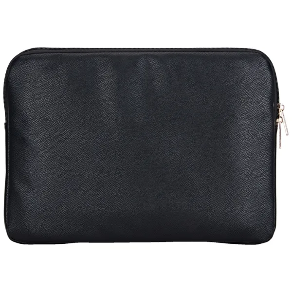 Guess Grained Zipper Pocket Triangle Logo Sleeve - Laptop Sleeve 14" (black)
