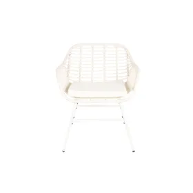 Garden furniture DKD Home Decor Valkoinen 124 x 74 x 84 cm (4 Kappaletta)