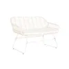Garden furniture DKD Home Decor Valkoinen 124 x 74 x 84 cm (4 Kappaletta)