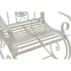 Šūpuļkrēsls DKD Home Decor Metāls Alumīnijs Balts (63 x 89 x 92 cm)