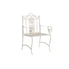 Garden chair DKD Home Decor White Metal 63,5 x 52 x 98 cm