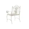 Garden chair DKD Home Decor White Metal 63,5 x 52 x 98 cm