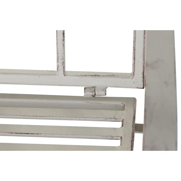 Garden chair DKD Home Decor White Metal 63,5 x 52 x 98 cm