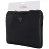 Guess Grained Zipper Pocket Triangle Logo Sleeve - Laptop Sleeve 14" (black)