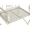 Garden chair DKD Home Decor White Metal 63,5 x 52 x 98 cm