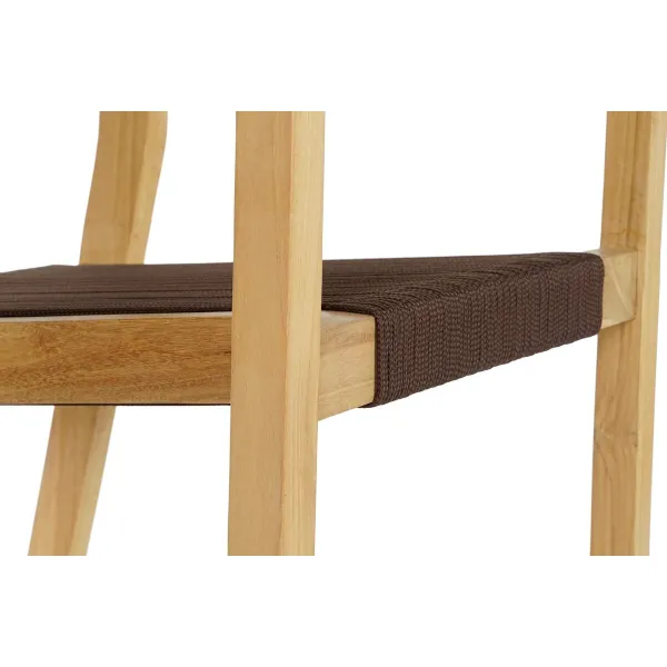 Galda komplekts ar 4 krēsliem DKD Home Decor 90 x 90 x 75 cm