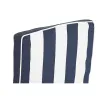 Pagalvėlė DKD Home Decor Balta Tamsiai mėlyna Dryžiai 42 x 4 x 115 cm