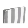 Tuolityyny DKD Home Decor Harmaa Valkoinen (42 x 4 x 115 cm)