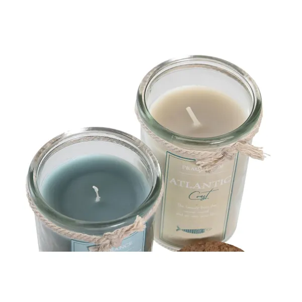 Lõhnastatud küünal DKD Home Decor 140 g (2 Ühikut)