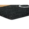 Дверной Коврик DKD Home Decor Чёрный Коричневый Резина (75 x 45 x 1,5 cm) (2 штук)
