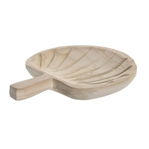 Centerpiece DKD Home Decor Brown Paolownia wood 29 x 23 x 4 cm