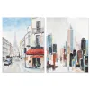Canvas DKD Home Decor Ciedra Canvas 90 x 3,7 x 120 cm
