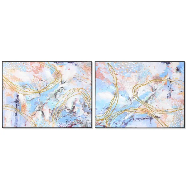 Kangas DKD Home Decor polystyreeni Kangas 122 x 4,5 x 92 cm