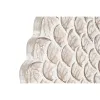 Настенный декор DKD Home Decor Отделка состаренная Натуральный 120 x 3 x 120 cm Белый Индиец