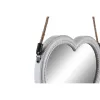 Mirror Set DKD Home Decor Scandi Crystal White polypropylene (26 x 3 x 26 cm) (2 Units)